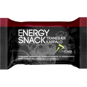 Purepower Energy Snack Tranebær 60 G - Energy Snack