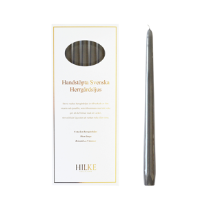Hilke Collection - Mansion Candles 6-pak - Grå