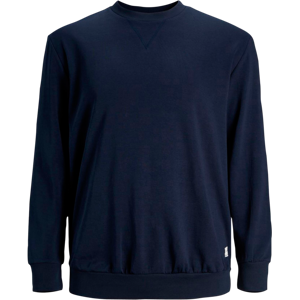 Jack & Jones - Sweatshirt jjeBasic Sweat Crew Neck - Blå - 6XL