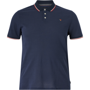 Jack & Jones - Poloshirt jprBluwin Polo SS Noos Pls - Blå - 6XL