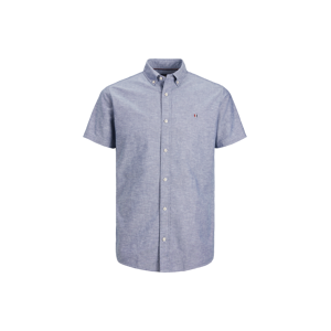 Jack & Jones - Skjorte jprBlusummer Shield Shirt - Blå - 6XL