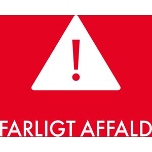 Abena Piktogram Til Farligt Affald, Selvklæbende, 12x12 Cm, Rød 12x12 cm red film Abena Piktogram Til Farligt Affald, Selvklæbende, 12x12 Cm, Rød 12x12 cm red film