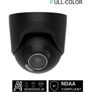 Ajax Turret Overvågningskamera, 5mp, 2,8 Mm, Sort 103 × 98 × 98 mm black Ajax Turret Overvågningskamera, 5mp, 2,8 Mm, Sort 103 × 98 × 98 mm black