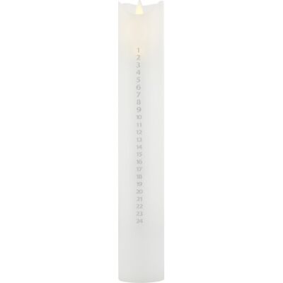 Sirius LED kalenderlys H29 cm - Sikker & Fjernbetjening Sirius LED kalenderlys H29 cm - Sikker & Fjernbetjening