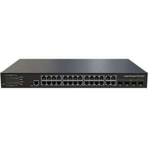 Lan-com 24-Port 10/100/1000 Poe Port 1-24 Support 30w