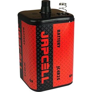 Japcell 4r25 Tørbatteri Med Fjeder, 6v 4R25