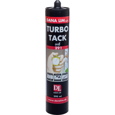 Dana Lim Turbo Tack Montagelim 291, Sort, 290 Ml Dana Lim Turbo Tack Montagelim 291, Sort, 290 Ml