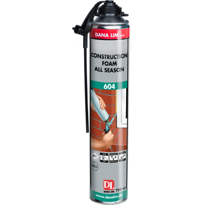 Dana Lim Helårsskum, Construction Foam All Season, Pu, 604, 750 Ml Dana Lim Helårsskum, Construction Foam All Season, Pu, 604, 750 Ml