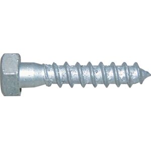 NKT Fasteners Fransk Skrue, Varmforzinket, Kv. 4.6 Din 571, 6x70 Mm, 100 Stk.