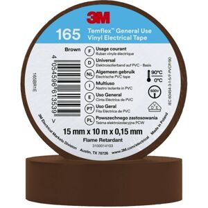 3M Temflex El Vinyltape 165 15 Mm X 10 M, Brun