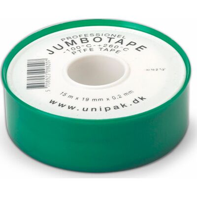 Unipak Jumbotape 15mx19mmx0,200mm - Tætningsbånd Unipak Jumbotape 15mx19mmx0,200mm - Tætningsbånd