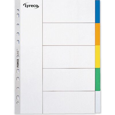 Lyreco Faneblade, 5-Delt A4 Lyreco Faneblade, 5-Delt A4