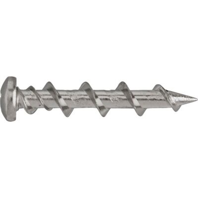 Dewalt Wall Dog Montageskrue, 32 Mm, Ph2, 100 Stk., Krom Krom Dewalt Wall Dog Montageskrue, 32 Mm, Ph2, 100 Stk., Krom Krom