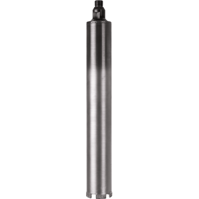 Diamantkernebor, Ø107mm, Længde 450mm, Pixie Gevind Diamantkernebor, Ø107mm, Længde 450mm, Pixie Gevind