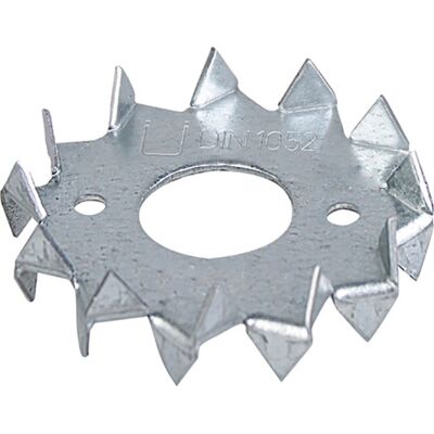 NKT Fasteners Stjerneskive M20/ø62 Mm, Fzv, 50 Stk. NKT Fasteners Stjerneskive M20/ø62 Mm, Fzv, 50 Stk.