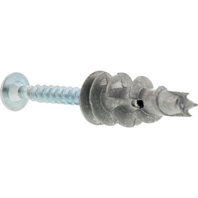 Spit Gipsdybel M/skrue 4,5 X 35/12 Mm, 100 Stk. Spit Gipsdybel M/skrue 4,5 X 35/12 Mm, 100 Stk.