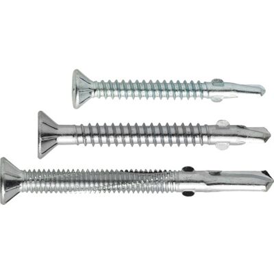 NKT Fasteners Vingeboreskrue 5,5 X 55 Mm, Fzb, Ph3, Uh, 200 Stk. 5,5x55 NKT Fasteners Vingeboreskrue 5,5 X 55 Mm, Fzb, Ph3, Uh, 200 Stk. 5,5x55