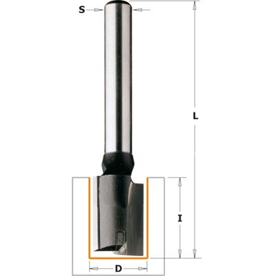 CMT Notfræser Hm 12x40/90 Ø 8 12x40/90 Ø8 CMT Notfræser Hm 12x40/90 Ø 8 12x40/90 Ø8