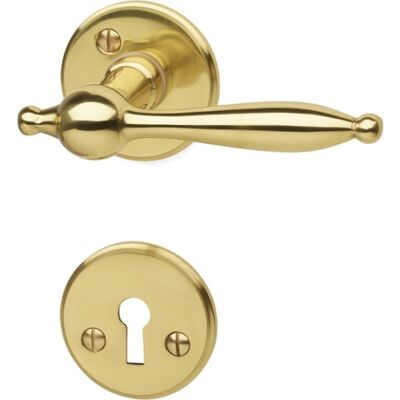 Habo A9685 Messing dørhåndtag - Til dørtykkelse 38-42 mm Habo A9685 Messing dørhåndtag - Til dørtykkelse 38-42 mm
