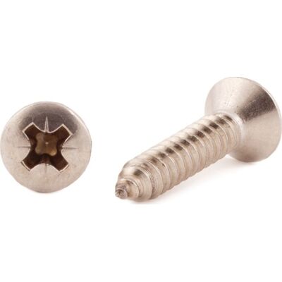 Arvid Nilsson A4 Stål Skrue - 19mm, Pozidriv, 200 stk - Skrue Arvid Nilsson A4 Stål Skrue - 19mm, Pozidriv, 200 stk - Skrue