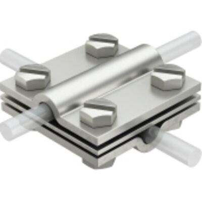 OBO 10 Stk Krydsklemme 252 8-10 V4a Med Skilleplade Ø8-10 Mm Rustfrit stål 316 (V4A) OBO 10 Stk Krydsklemme 252 8-10 V4a Med Skilleplade Ø8-10 Mm Rustfrit stål 316 (V4A)