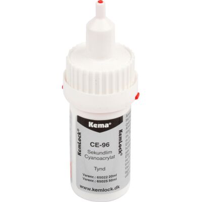 Itw CE-96 Superlim - 20ml, Hurtig hærdning, Hvid Itw CE-96 Superlim - 20ml, Hurtig hærdning, Hvid