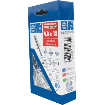 Bralo Nitte 4,0 X 18 Mm, 80 Stk. 4,0 x 18 mm Bralo Nitte 4,0 X 18 Mm, 80 Stk. 4,0 x 18 mm