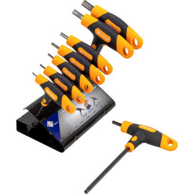 BATO - 8-piece Hex Key - 2-10mm - Rubber Grip - Set BATO - 8-piece Hex Key - 2-10mm - Rubber Grip - Set