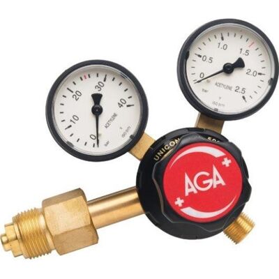 Linde Gas Unicontrol 500 - Acetylenregulator - 0-1,5 bar Linde Gas Unicontrol 500 - Acetylenregulator - 0-1,5 bar