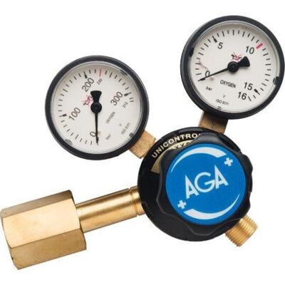 Linde Gas A/S Aga Unicontrol 500 Ox - Oxygenregulator - 0-10 bar Linde Gas A/S Aga Unicontrol 500 Ox - Oxygenregulator - 0-10 bar