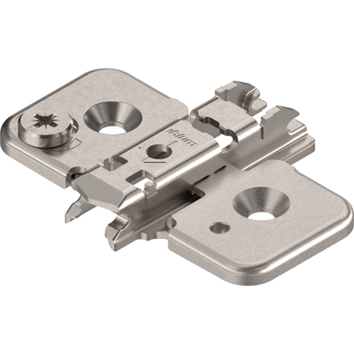 Blum Krydsmonteringsbagplade 0 Mm, Til Spånskrue Aluminium Blum Krydsmonteringsbagplade 0 Mm, Til Spånskrue Aluminium
