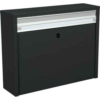 Mefa Postkasse Minuet 99, Sort, 320 X 340 X 130 Mm 320 x 397 x 130 mm black galvanized steel Mefa Postkasse Minuet 99, Sort, 320 X 340 X 130 Mm 320 x 397 x 130 mm black galvanized steel