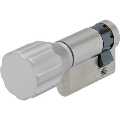 Abus Gds Halv Profilcylinder M/knop, 10/50 10/50 Abus Gds Halv Profilcylinder M/knop, 10/50 10/50