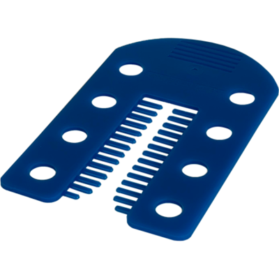 Knudsen Fixbrik Afstandsbrik, 75x45x1mm, Blå, 300stk. Knudsen Fixbrik Afstandsbrik, 75x45x1mm, Blå, 300stk.