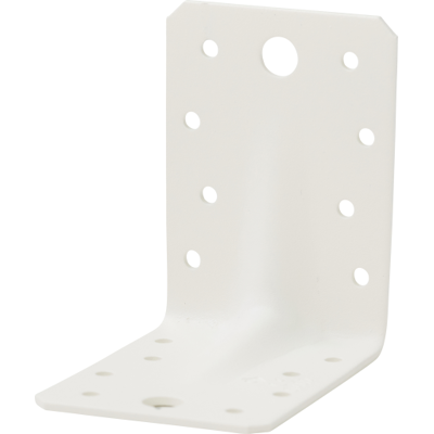 EJOT Vinkelbeslag 401, M/rib, 90 X 90 X 65 X 2,5 Mm, Hvid EJOT Vinkelbeslag 401, M/rib, 90 X 90 X 65 X 2,5 Mm, Hvid