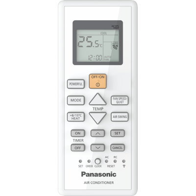 Panasonic Fjernbetjening Til Luft/luft Varmepumpe, Acxa75c24640 Panasonic Fjernbetjening Til Luft/luft Varmepumpe, Acxa75c24640