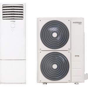 Klimabrands Andersen Electric Apollo 48000 Varmepumpe, Til Gulv, 18,5 Kw  Hvid