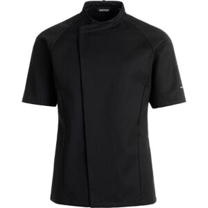 Kentaur Kokkejakke Med Korte Ærmer, Sort, Str. Xl xl black unisex cotton/polyester Kentaur Kokkejakke Med Korte Ærmer, Sort, Str. Xl xl black unisex cotton/polyester