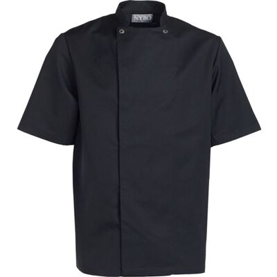 Nybo Workwear take Away Kokkejakke Med Korte Ærmer, Sort, Str. 2xl 2XL Black Unisex 50% Cotton, 50% Polyester Nybo Workwear take Away Kokkejakke Med Korte Ærmer, Sort, Str. 2xl 2XL Black Unisex 50% Cotton, 50% Polyester