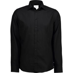 Seven Seas Skjorte Ss30, Slim Fit, Strygefri, Sort, Str. L L Sort