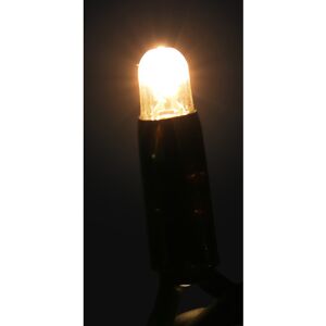 MK illumination Flash String Lite 105 Led Ww, 15 Flash Led Cw, 12m, Sort, 230v