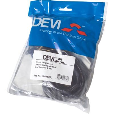 Devi Flexrør Til Ledningsføler 2.5 m black PVC Devi Flexrør Til Ledningsføler 2.5 m black PVC