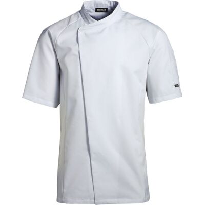 Kentaur Kokkejakke Med Korte Ærmer, Hvid, Str. 4xl 4XL Hvid Kentaur Kokkejakke Med Korte Ærmer, Hvid, Str. 4xl 4XL Hvid