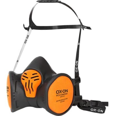 Ox-On Halvmaske Pcx Comfort A2p3 R D, Sort/orange, Onesize ONESIZE Sort/Orange Ox-On Halvmaske Pcx Comfort A2p3 R D, Sort/orange, Onesize ONESIZE Sort/Orange