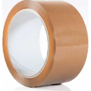 Pakketape Pvc  Brun 66mx50mm