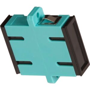 Lan-com Fibermellemled Sc Om3 Mm Duplex Aqua Zirkonia Ferrule