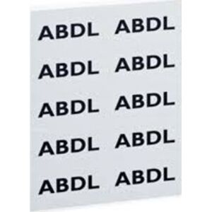 ADI Alarm System 10 Stk Skilt Abdl