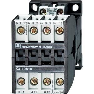 Benedikt & Jäger Kontaktor K3 10a 4kw 3p+1sl 400v