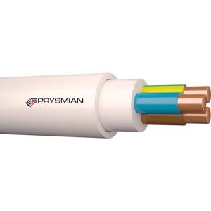 Prysmian Kabel Xpj-Hf D 3g4 Dca, Hvid, Halogenfri, T500