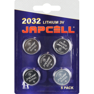 Batteri Japcell Cr2032 5 Stk CR2032